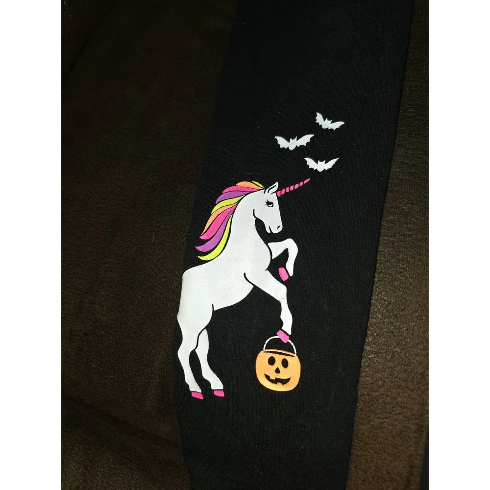 Justice fall autumn Halloween human costume unicorn pumpkin outfit size 8